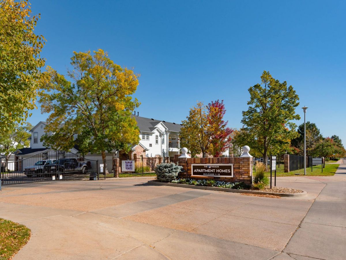 The Windsor gated access to townhomes and apartments
